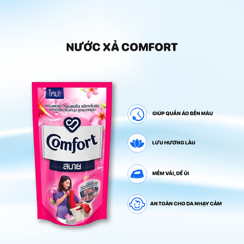 Nước Xả Comfort Túi 500ml - Màu Hồng