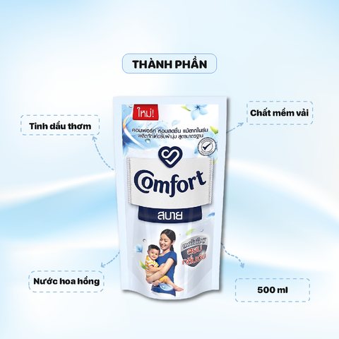Nước Xả Comfort Túi 500ml - Màu Trắng