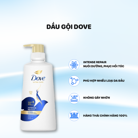 Dầu Gội Dove 410ml - Màu Xanh Dương
