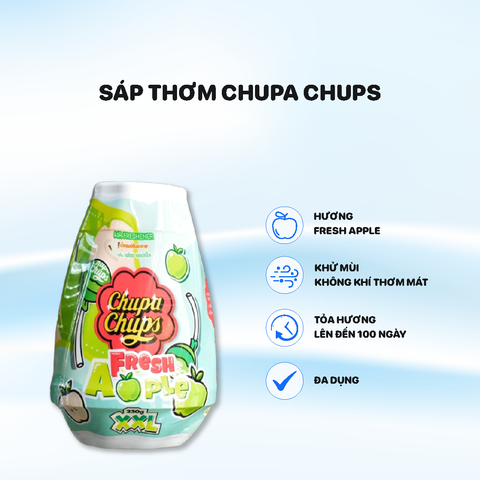 Sáp Thơm Chupa Chups 230g  - Hương Táo - Fresh Apple