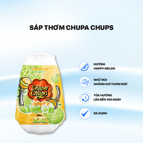 Sáp Thơm Chupa Chups 230g  - Hương Dưa Lưới - Happy Melon
