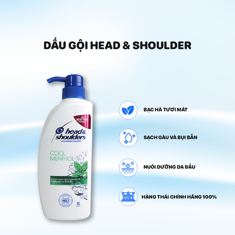 Dầu gội Head & Shoulder 370 ml - Bạc Hà
