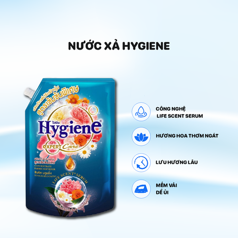 Nước xả Hygiene túi 1150 ml - Màu Xanh Dương