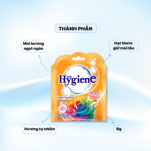 Túi Thơm Hygiene 8g - Màu cam - Happy sunshine