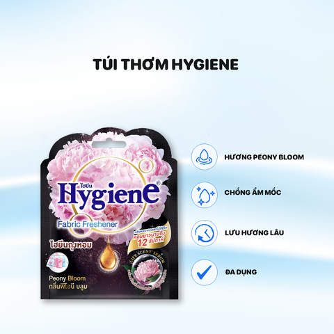 Túi Thơm Hygiene 8mg Peony Bloom - Màu Đen (3049 & 3025) - Peony Bloom
