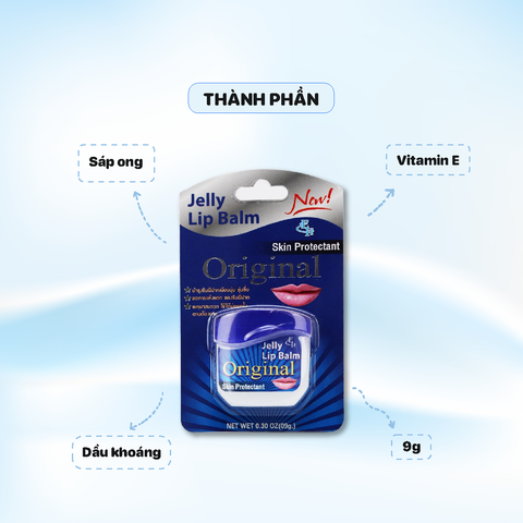 Kem Nẻ ELIZA JELLY BALM - Màu Xanh dương - 9g