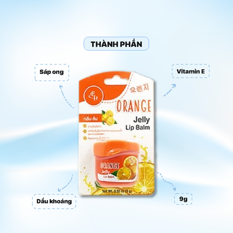 Kem Nẻ ELIZA JELLY BALM - Màu Cam - 9g