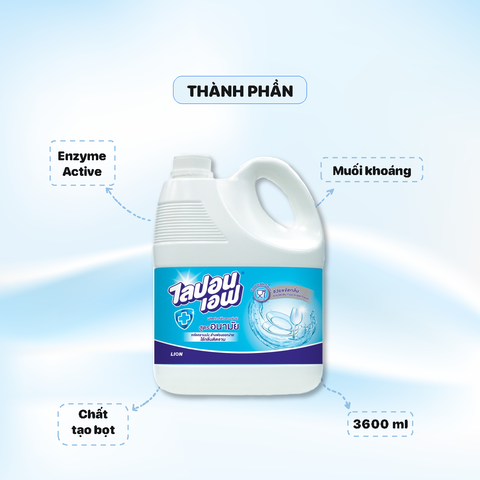 Nước Rửa Chén (Bát) Lipon F Can 3600ml