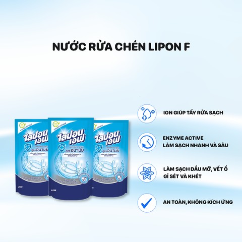 Nước Rửa Chén (Bát) Lipon F Túi 550ml