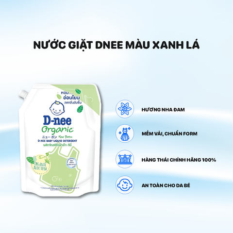 Nước Giặt Dnee Túi 1400ml Xanh Lá Cây