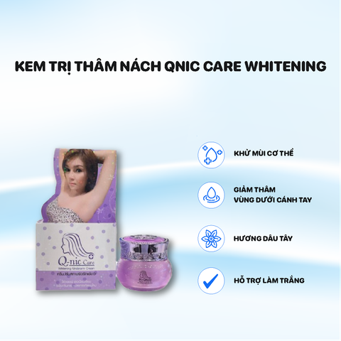 Kem Trị Thâm Nách Qnic Care Whitening 15g - Màu tím
