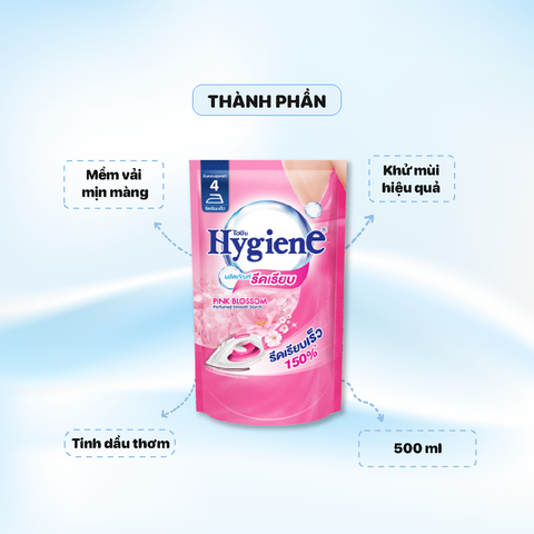 Nước Là Quần Áo Siêu Thơm Hygiene 500ml - Màu Hồng - Pink Blossom