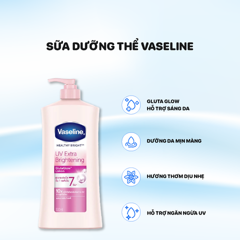 Vaseline 10X HB UV EXTRA BRIGHTEN 500ml