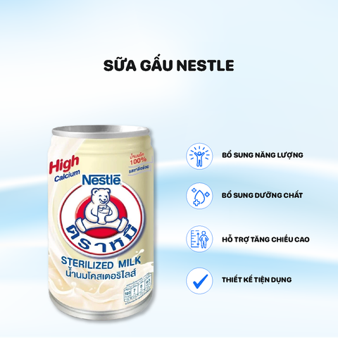 Sữa Gấu Vàng Nestle Lon cao 150ml - Mẫu mới