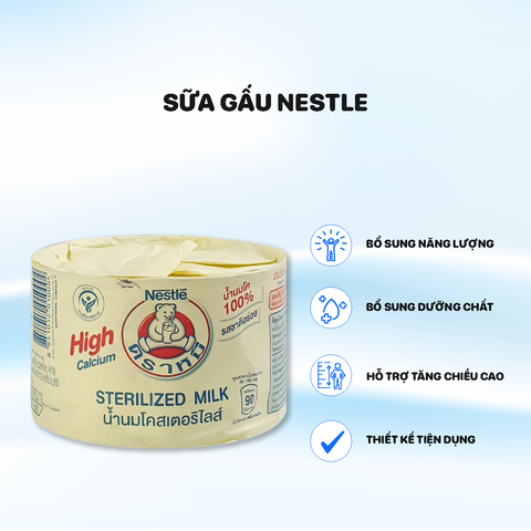 Sữa Gấu Vàng Nestle Lon lùn 140ml
