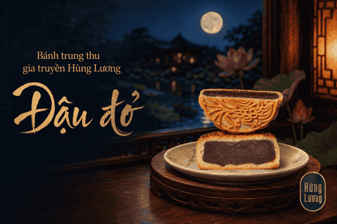 Bánh trung thu nhân Đậu đỏ - Vị ngot của may mắn và sum vầy