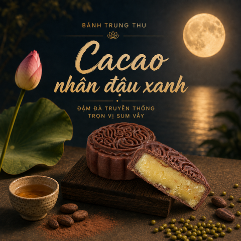 Vỏ cacao nhân đậu xanh