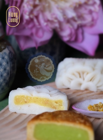 Bánh dẻo Đậu xanh hạnh nhân