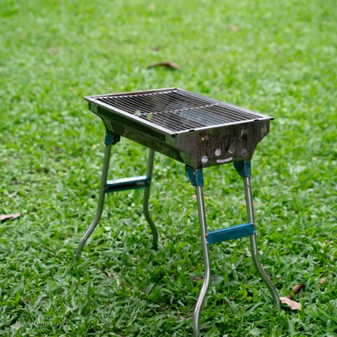 [CHO THUÊ_BN5] BẾP NƯỚNG THAN INOX SIZE VỪA DẠNG ĐỨNG