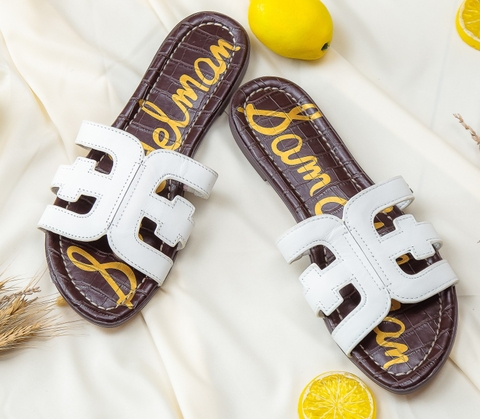 Sandal nữ Sam Edelman Women s Bay Slide Sandals Bloomingdale - Giày nữ xuất Âu, Mỹ