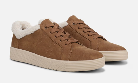 Giày nữ VNXK Naturalizer Women's SOUL Neela Sneaker Color Chestnut Brown Fabric - Giày nữ xuất Mỹ, Âu