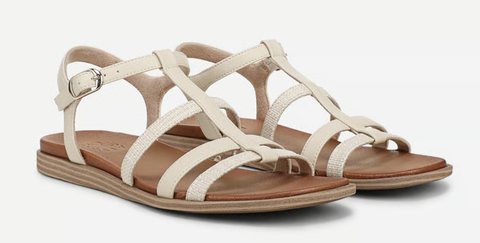 Sandal nữ Naturalizer Women's Julia Strappy Sandal Color Light Tan Faux Leather- Giày nữ xuất dư Âu, Mỹ