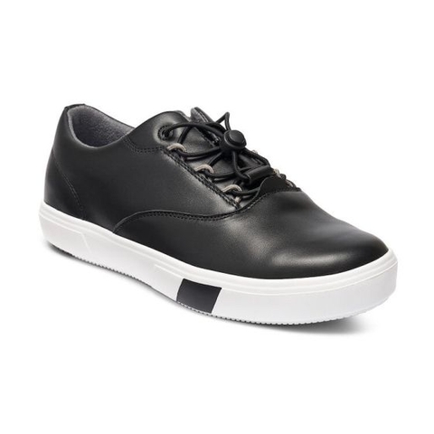 Giày nữ siêu nhẹ Anodyne Women's No. 93 Casual Sneaker Black Leather - Giày nữ xuất khẩu Âu, Mỹ