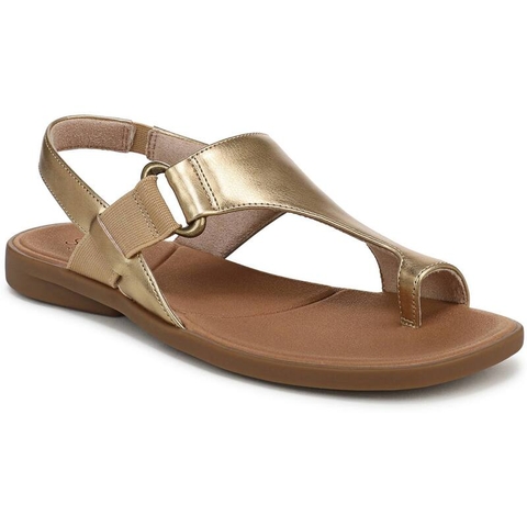 Sandal nữ Women's Soul Naturalizer Freya Flat Sandals Gold - Giày nữ xuất dư Âu, Mỹ