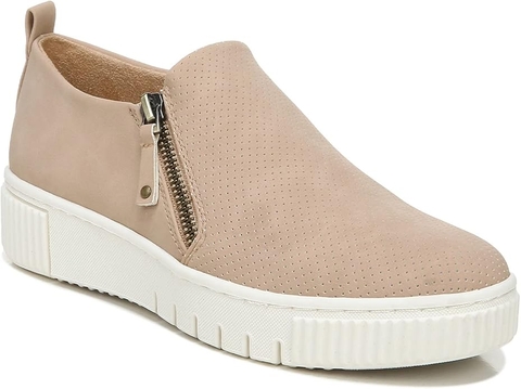 Giày Sneaker Nữ SOUL Naturalizer Women's Zipper Slip-On Oxford Sneakers, Low-Top Fashion Sneakers for Casual Walking - Giày nữ xuất khẩu Âu, Mỹ