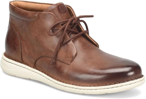 Giày nam da thật BORN Men's, Theo Boot Taupe đế siêu nhẹ, siêu êm - Giày nam xuất khẩu Mỹ, Eu