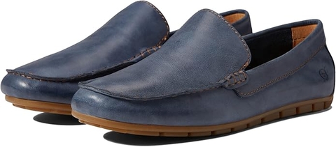Giày lười nam da thật BORN Allan Navy Full Grain - Giày nam xuất khẩu Mỹ, Eu