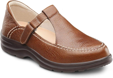 Giày Nữ VNXK Dr. Comfort Lu Lu Mary Jane Comfortable Diabetic Shoes for Women with Gel Inserts-Leather Dress Shoes - Giày nữ xuất khẩu Âu, Mỹ