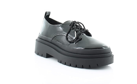 Giày nữ da thật Next màu đen bóng - Giày da xuất dư sang Mỹ