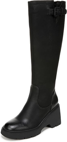 Boot cao cổ nữ da thật Soul Naturalizer Women's Cache Knee High Boot - Giày nữ xuất khẩu Âu, Mỹ