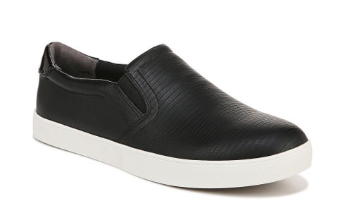 Giày lười nữ thể thao Slip On Fashion Sneaker Dr. Scholl's Shoes Women's Madison Black Larsen - Giày xuất khẩu Âu, Mỹ