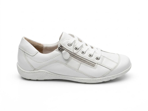 Giày  VNXK sneaker Naturläufer flex-zone in leather màu trắng - Giày da xuất dư sang Mỹ, Âu