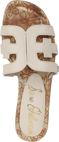 Sandal nữ Sam Edelman Women's Bay Flat Sandal Color Modern Ivory - Giày nữ xuất dư Âu, Mỹ