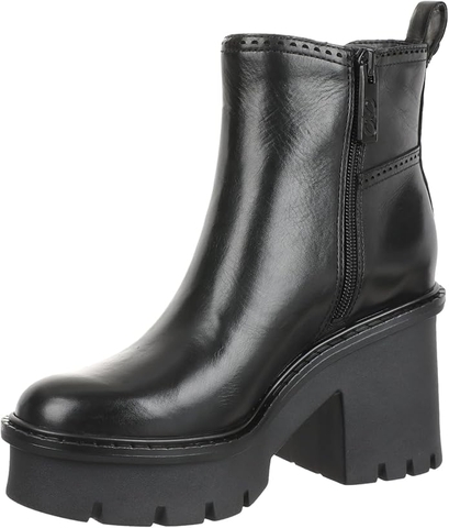 Boot cao cổ nữ da thật, chống nước Naturalizer Women Darry Bootie Water Repellent Ankle Boot - Giày nữ xuất khẩu Âu, Mỹ