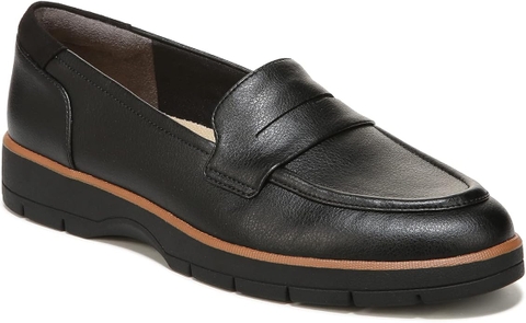 Giày nữ Dr. Scholl's Women's Nice Day Slip on Loafer Color Black Smooth  - Giày nữ xuất khẩu Âu, Mỹ