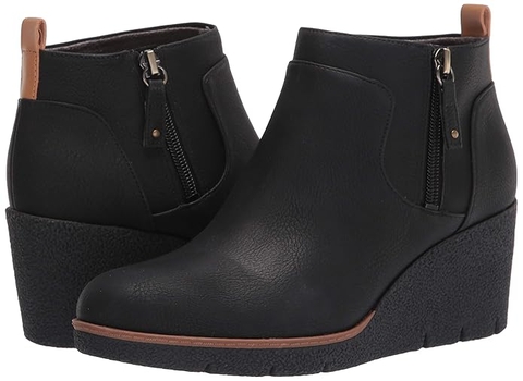 Boot nữ cổ ngắn da thật Dr. Scholl's Shoes Women's Bianca Ankle Boot- Giầy xuất khẩu Âu, Mỹ