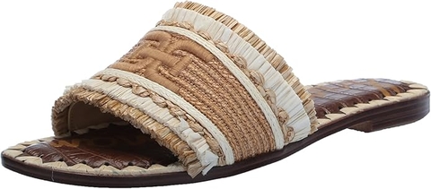 Sandal nữ Sam Edelman Women's Georgia Colour Name Linen Multicoloured - Giày nữ xuất dư Âu, Mỹ