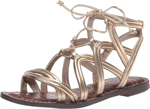 Dép sandal dây đan cao cổ Sam Edelman Gasha womens Flat Sandal - Giày xuất khẩu Âu, Mỹ