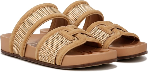 Sandal nữ Sam Edelman Womens Rowan Slide Sandal Sand Dune Multi - Giày xuất Mỹ