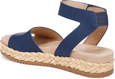 Dép Sandal nữ quai hậu Soul Naturalizer women's Trendy Flat Sandal - Hàng xuất Mỹ