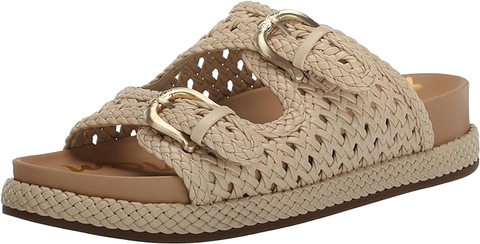 {GIÀY NỮ BIG SIZE - SIZE 39.5} Dép sandal nữ Sam Edelman Women's Reid Slide Sandal - Hàng xuất Mỹ