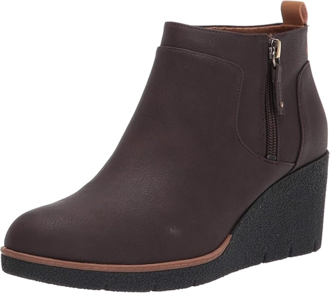 Boot nữ cổ ngắn da sáp Dr. Scholl's Shoes Women's Bianca Ankle Boot - Giầy xuất khẩu Âu, Mỹ