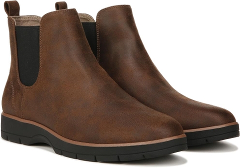 Boot nữ  Dr. Scholl's Shoes Women's Northbound Chelsea Boot Color Chile Red Brown Smooth - Giày nữ xuất khẩu Âu, Mỹ