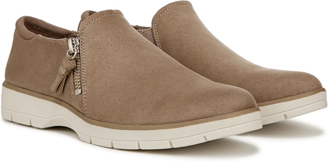 Giày nữ  Dr. Scholl's Women's Nice Day Now Shootie Color  Mocha Taupe Microfiber  - Giày nữ xuất khẩu Âu, Mỹ