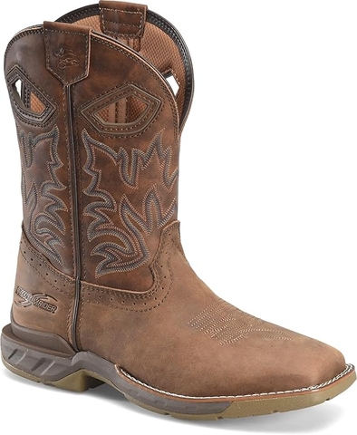 Giày bảo hộ nam, giày đi xe PKL, giày đi phượt da bò thật, chống nước, mũi bọc thép, đế cách điện và chống đinh chính hãng Brand: Double-H Boots MEN'S PHANTOM RIDER 11