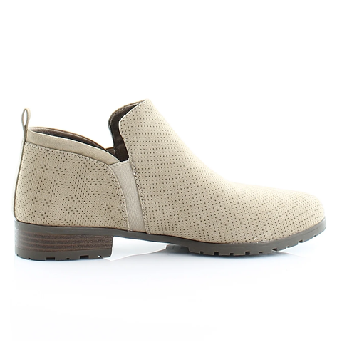 Giày nữ DR SCHOLLS Womens Brown Lightweight Rollin Round Toe Block Heel Slip On Booties - Giày nữ xuất khẩu Âu, Mỹ